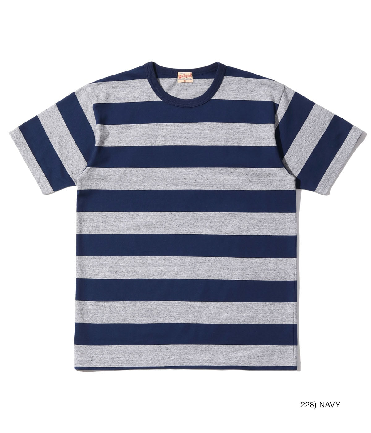 WHITESVILLE 30/2 BORDER T-SHIRT (SHORT SLEEVE)