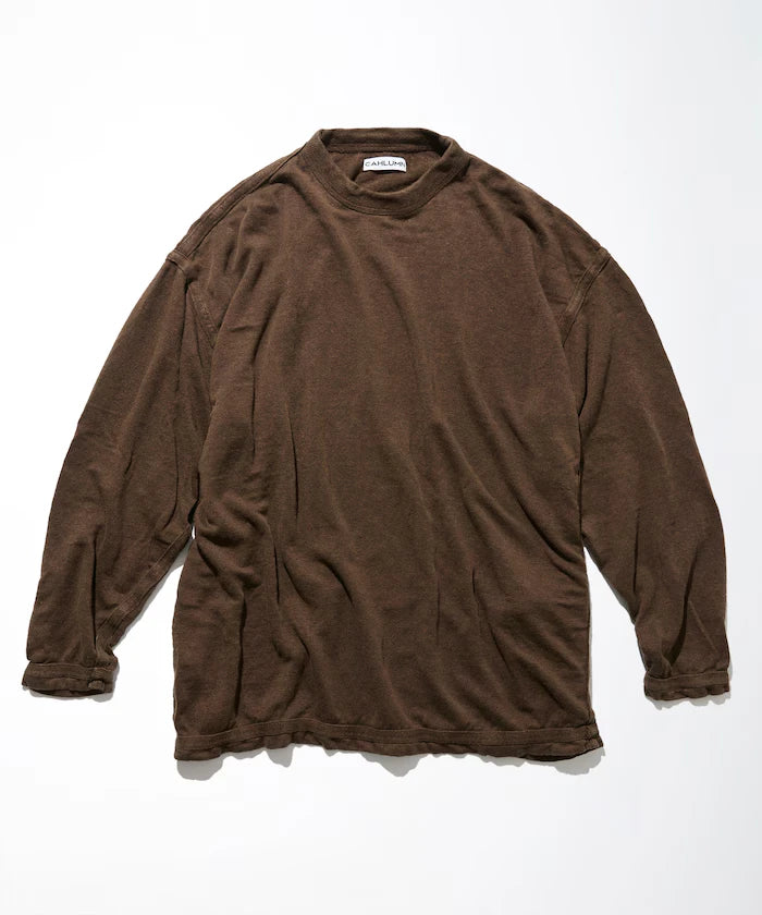 French Linen Reversible Long Sleeve T-Shirt