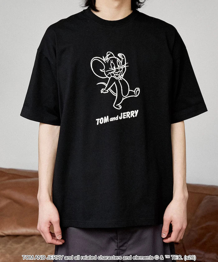 <Functional Material> TOM AND JERRY Graphic T-Shirt Limited Edition