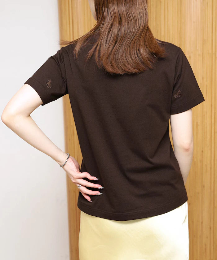 Organic Cotton Allover Embroidery T-Shirt