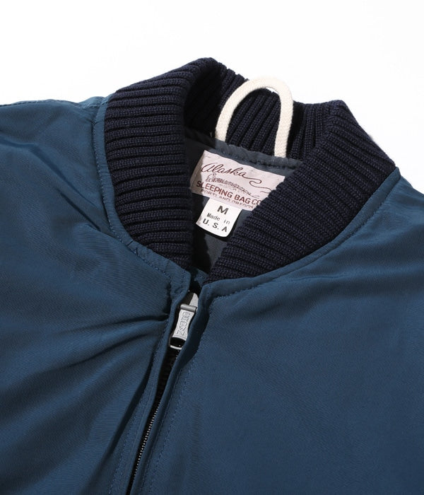 ALASKA SLEEPING BAG GOOSE DOWN, MADE IN USA “WINTER KING” JACKET