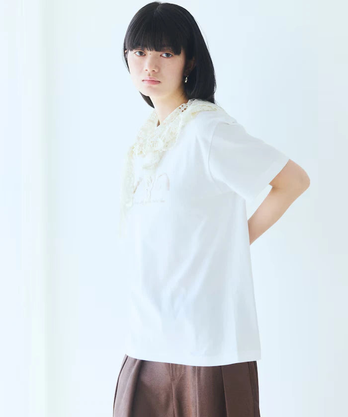Comfortable Shell Print Crew Neck T-Shirt