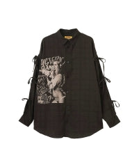 Hysteric Typical Girls Slit Ribbon Shirt