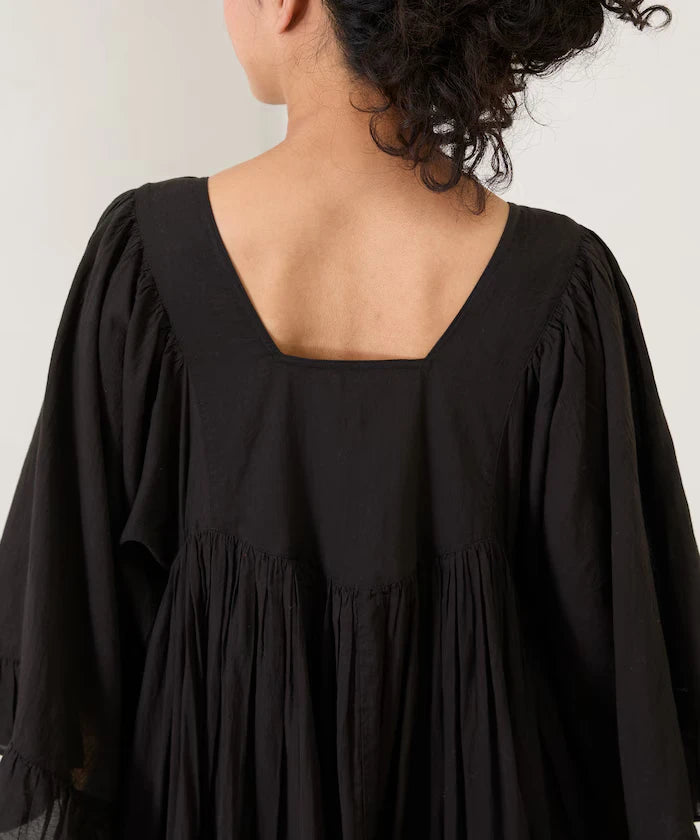India Square Neck Frilled Dress