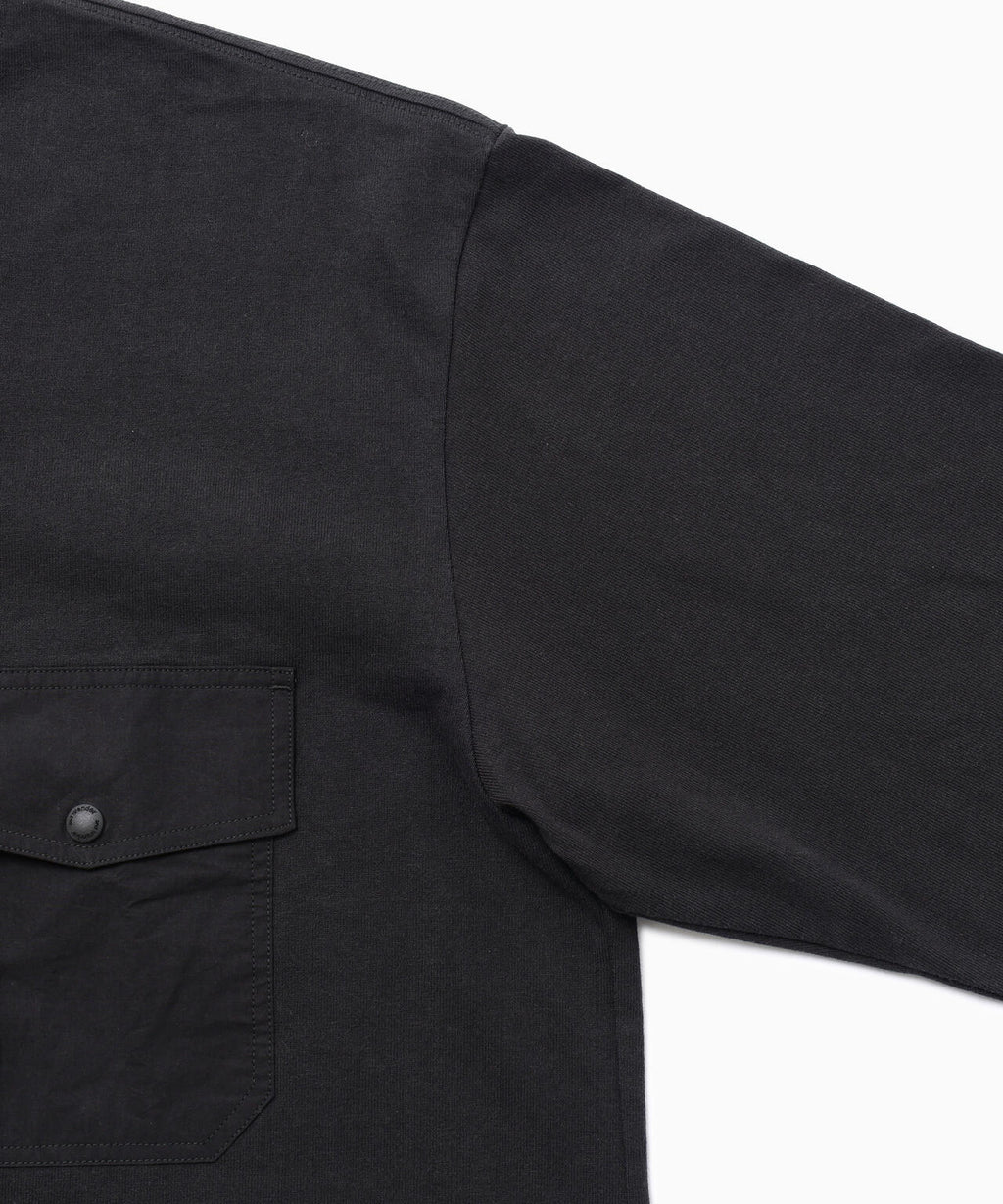 heavy cotton pocket LS T