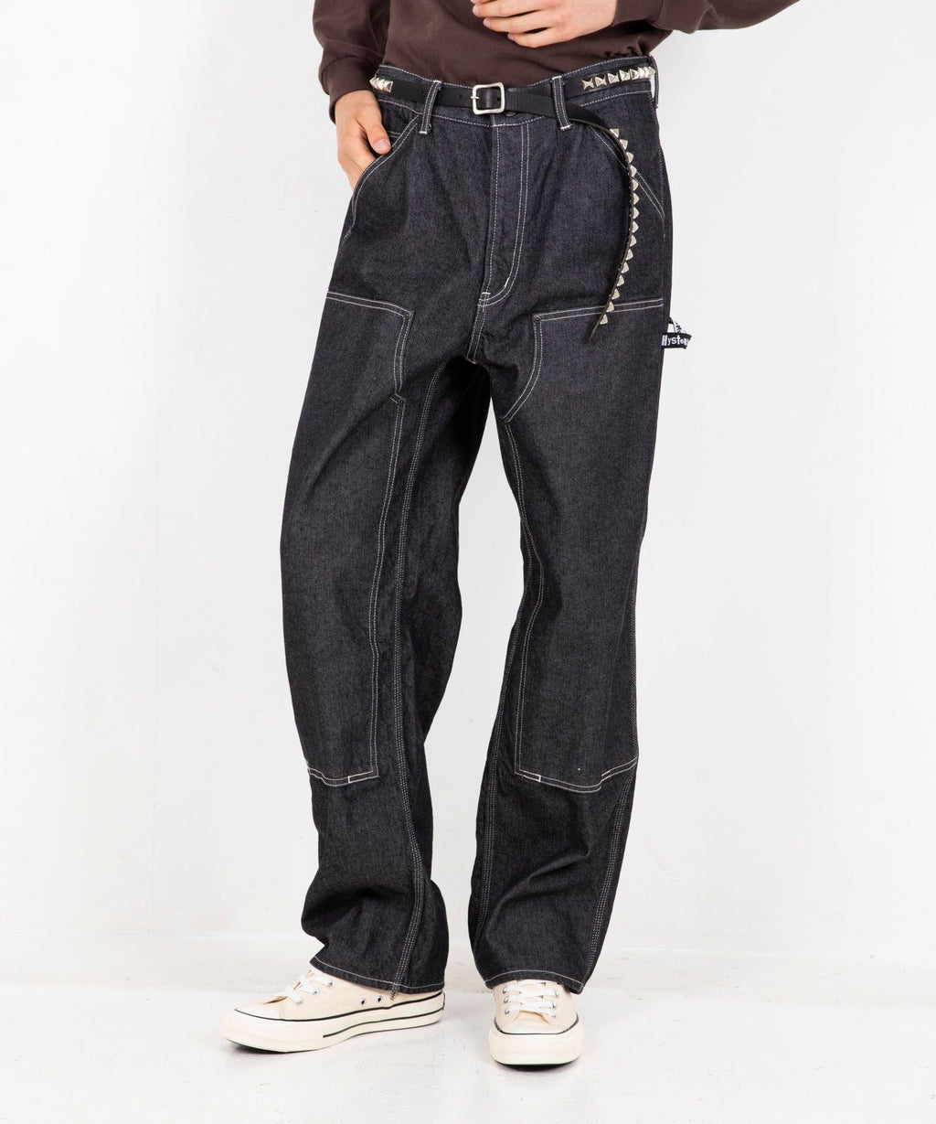 Double Knee Denim Pants