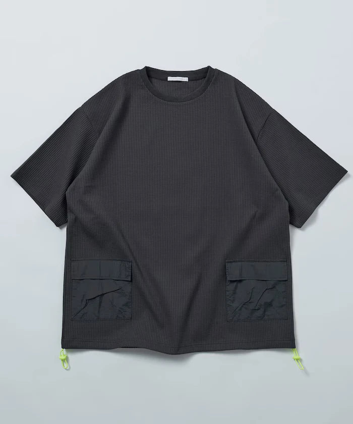 Side Pocket Spindle Tech Thermal Short Sleeve T-Shirt / Big Silhouette