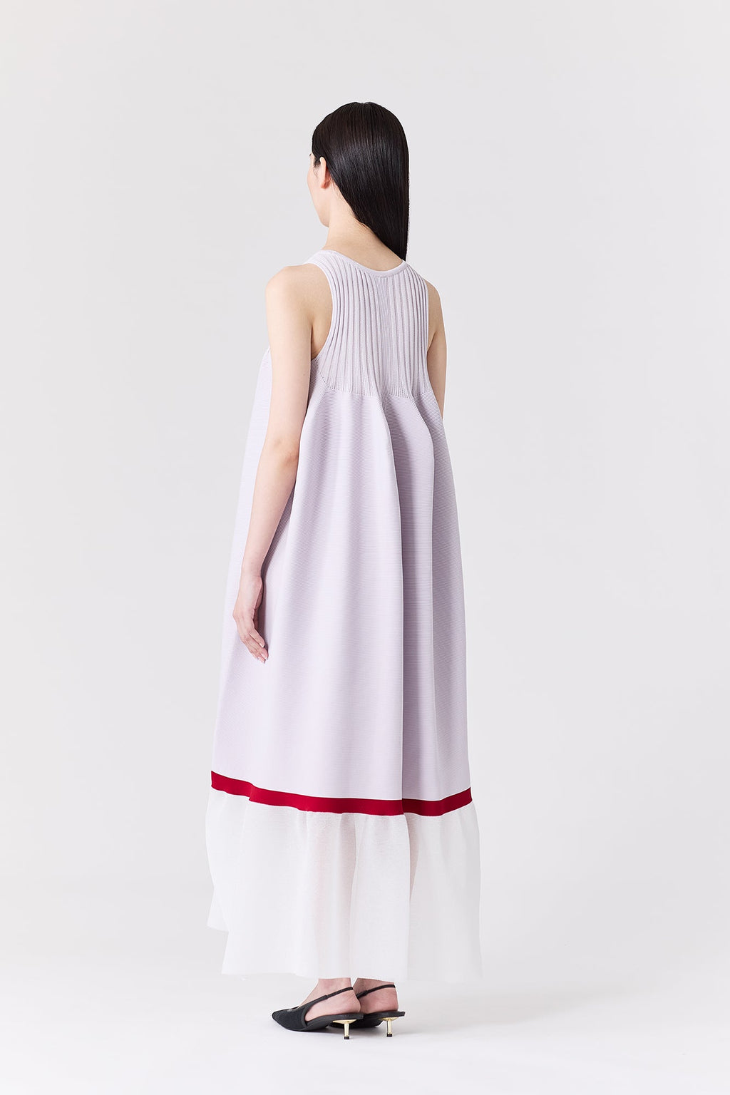 POTTERY LUCENT SLEEVELESS BUST FLARE DRESS