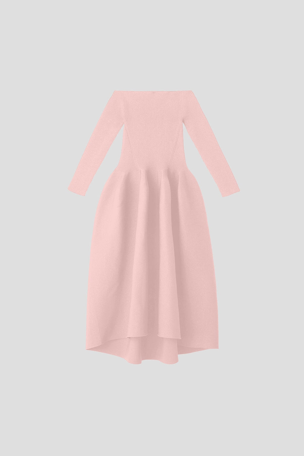 POTTERY HS OFF SHOULDER LONG SLEEVE DRESS