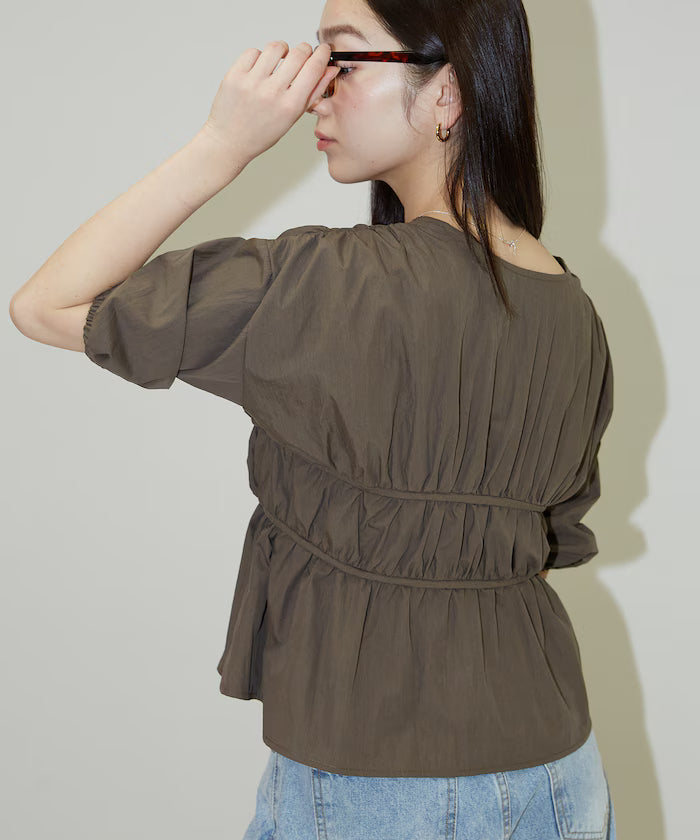 2WAY Shirring Blouse Limited Edition