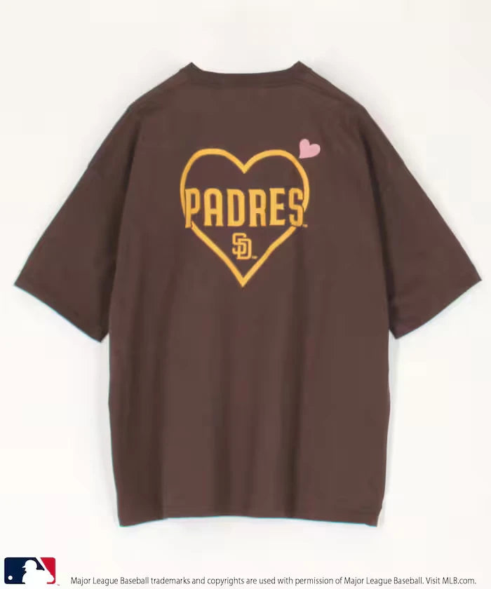 MLB Back Print Heart T-Shirt