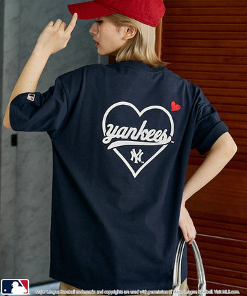MLB Back Print Heart T-Shirt