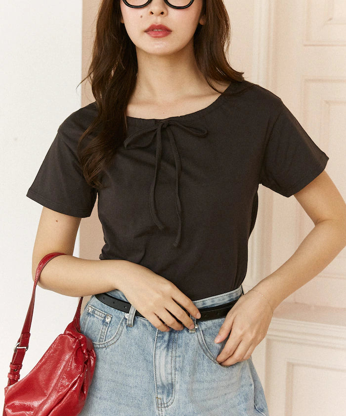 Drawstring Ribbon T-Shirt Limited Edition