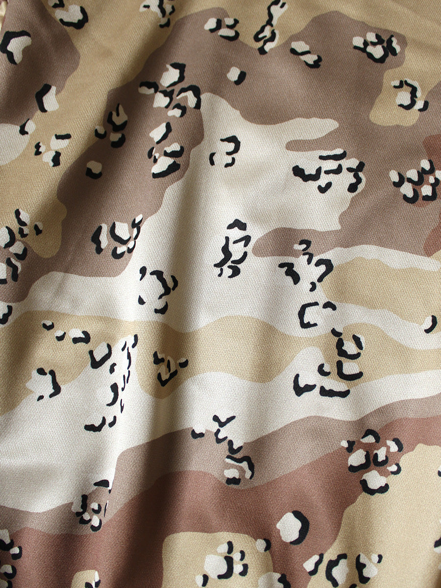 Smooth Jersey Chocolate Chip Camouflage Track Jacket