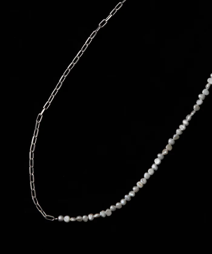 Silver925 Freshwater Pearl Combination Chain Necklace