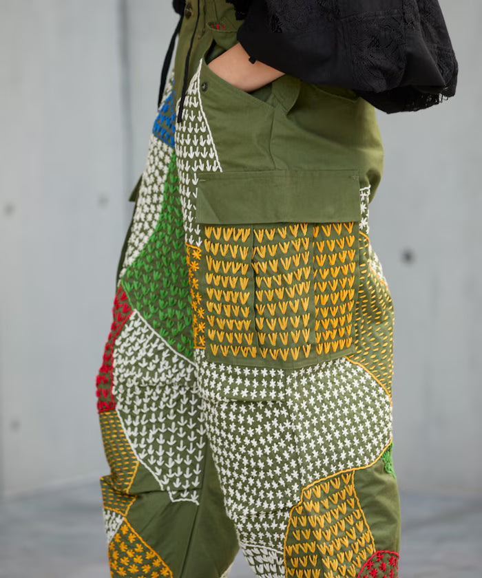 Vintage Hand-Stitched Remake Military Pants