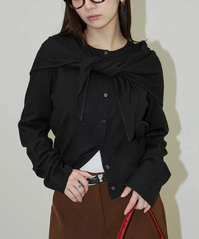 Stole Set Crew Neck Cardigan Limited Edition