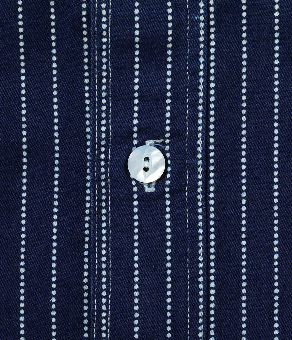 Fiction Romance 8.5oz. Wabash Stripe Work Shirt (Short Sleeve)