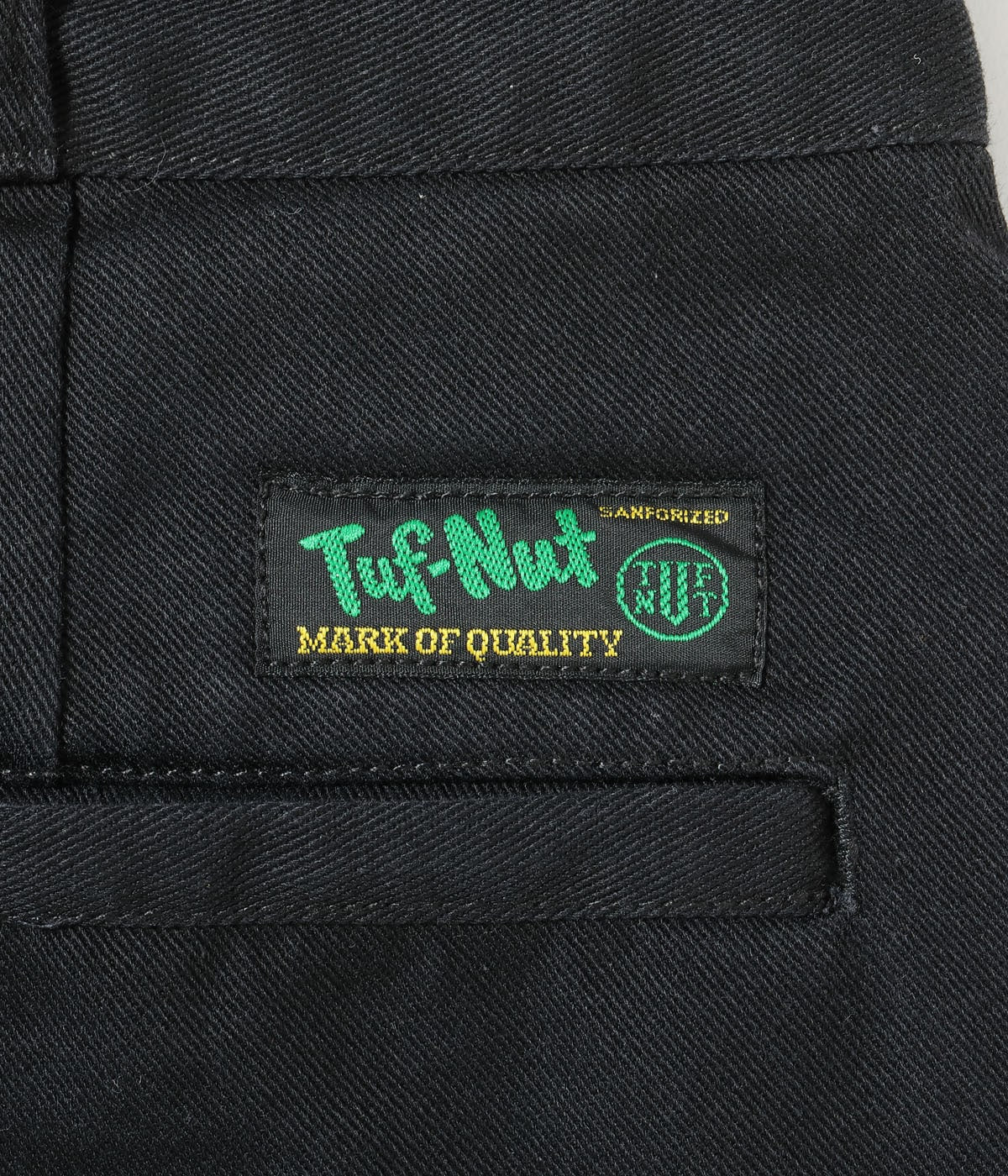 TUF-NUT T/C WIDE WORK TROUSERS AGING MODEL