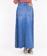 Snake Loop Remake Denim Skirt
