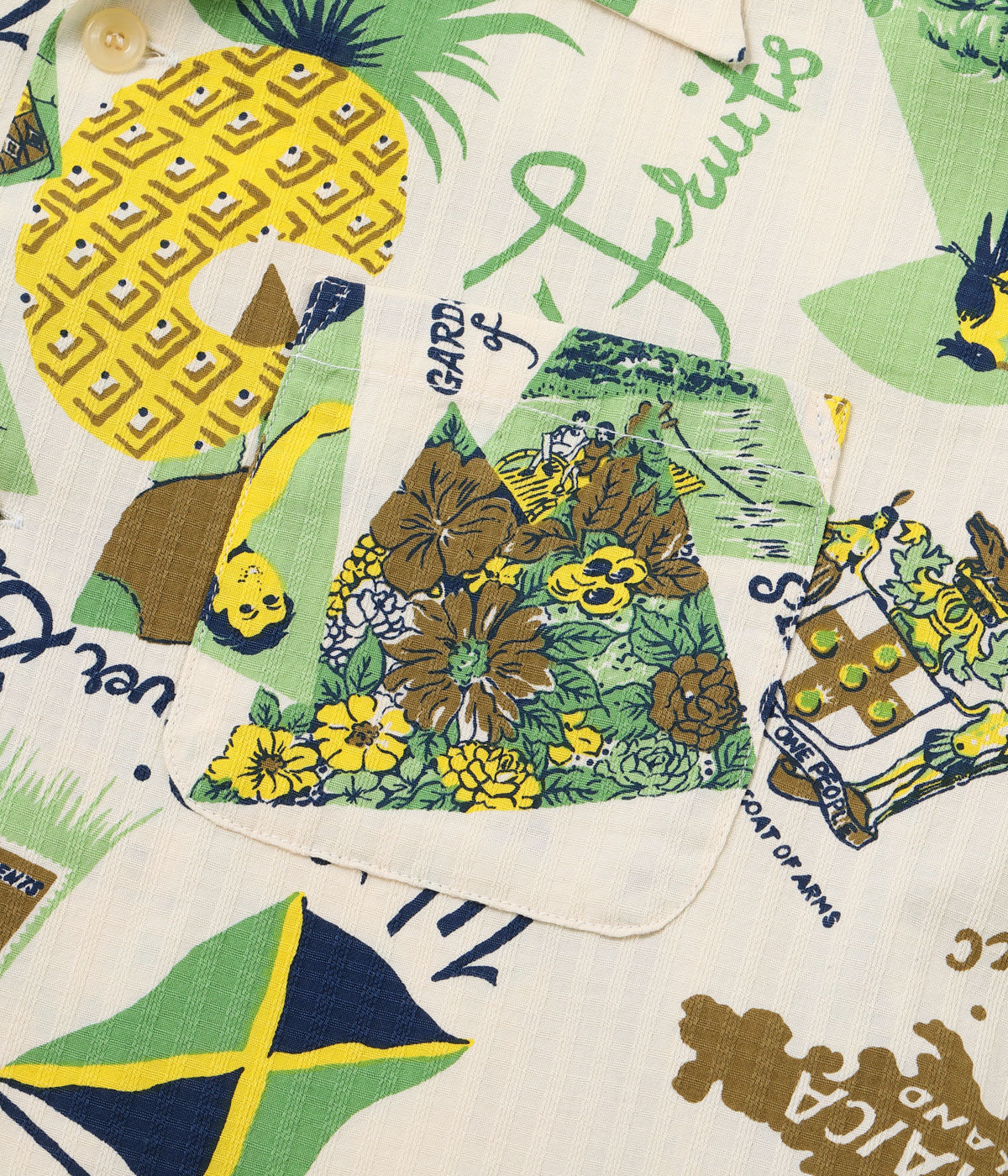 DOBBY COTTON OPEN SHIRT “JAMAICA”