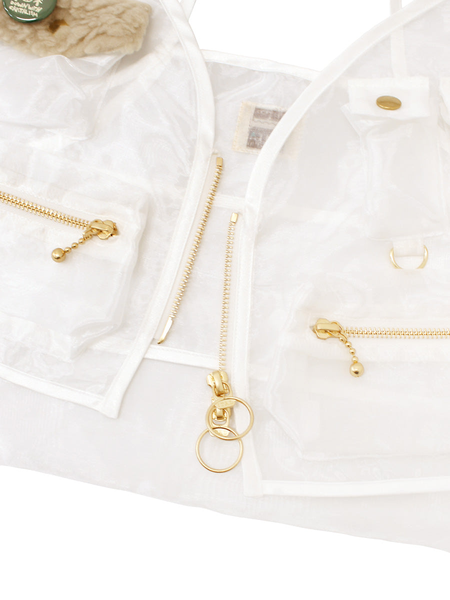 Sheer Pearl Fishing Vest