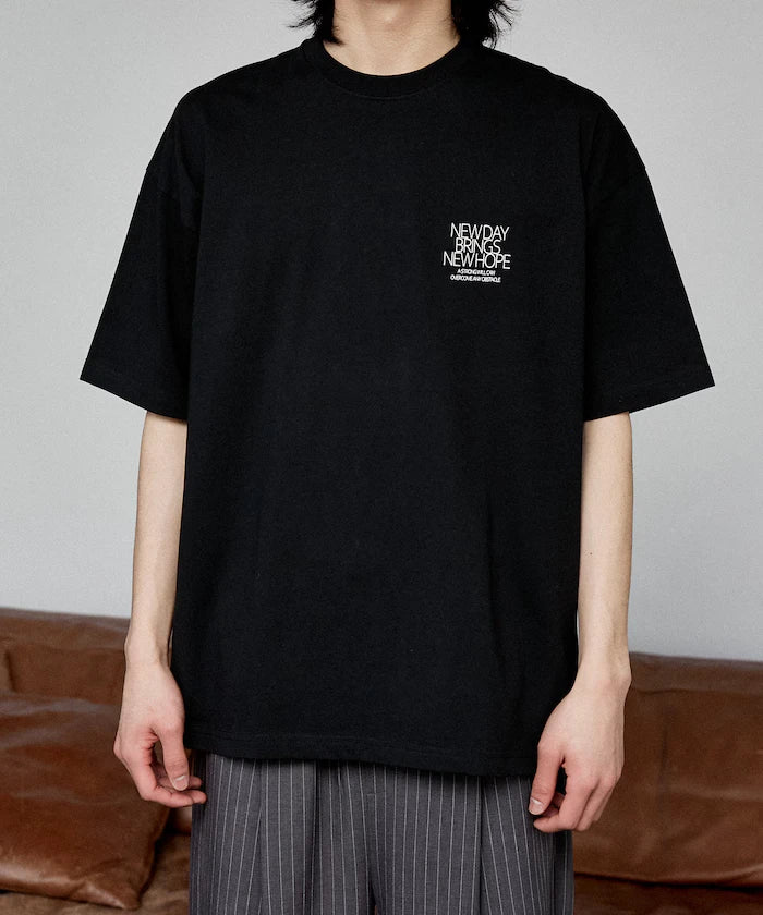 Love Pop Studio New Day Typography T-Shirt
