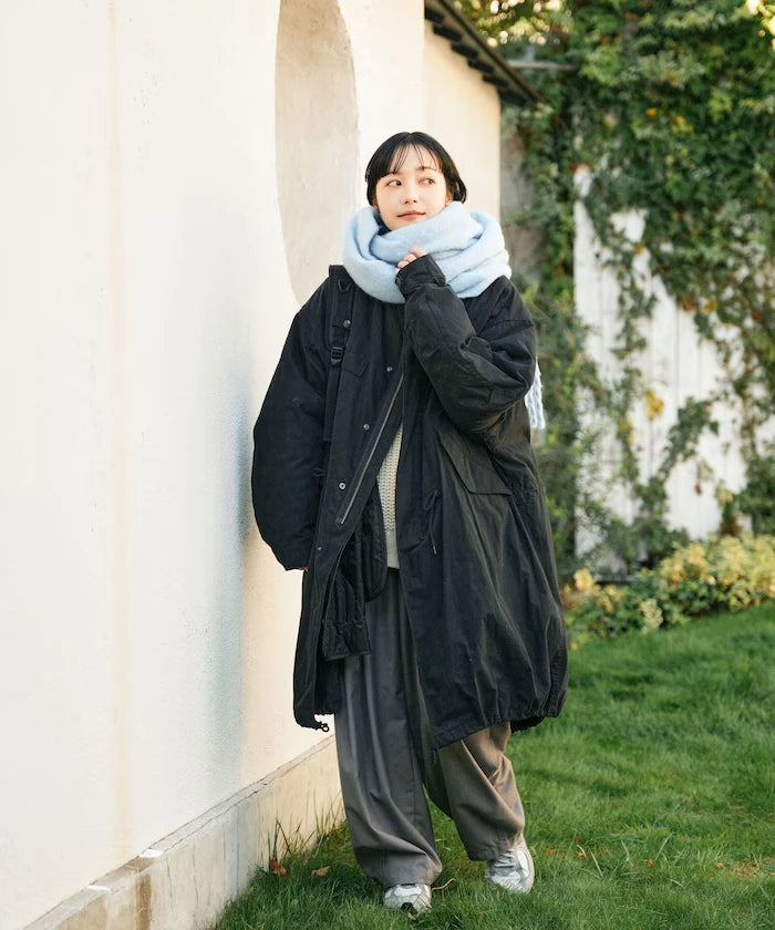 Volume Fringe Scarf