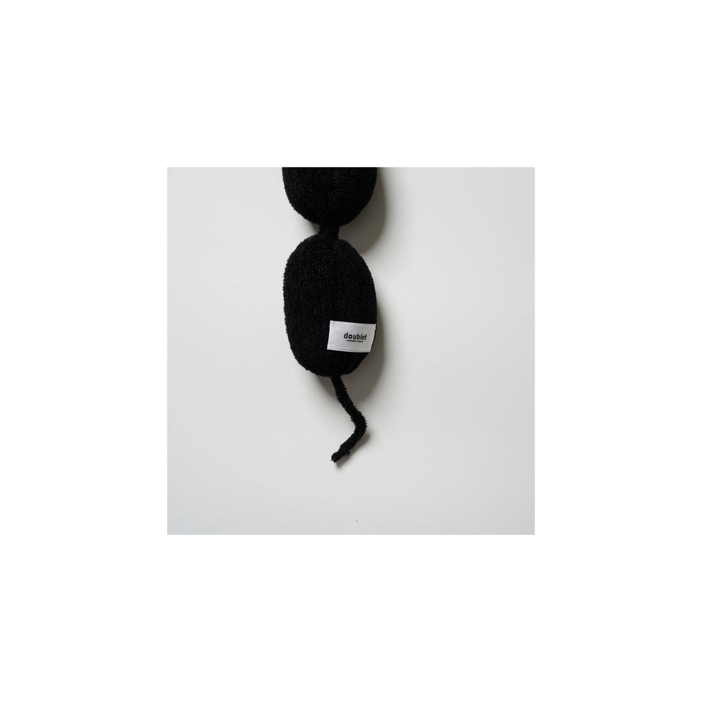BALLOON DOG KNIT SCARF : BLACK