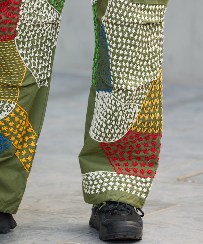 Vintage Hand-Stitched Remake Military Pants