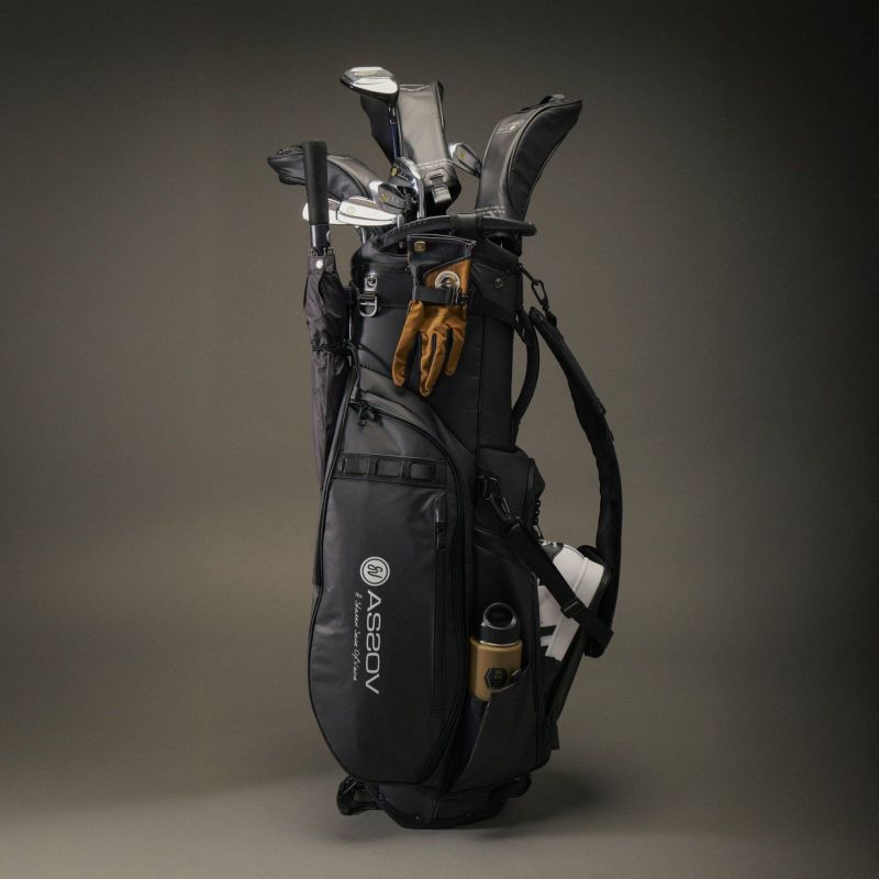 NYLON POLYCA CADDY BAG BLACK