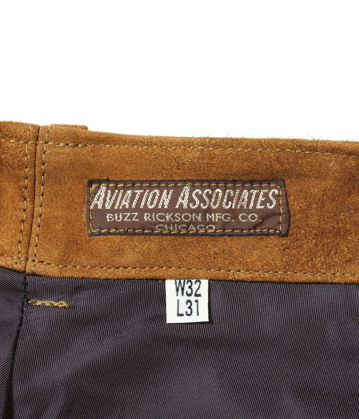 AVIATION ASSOCIATES M-1944 HORSE SUEDE PANTS