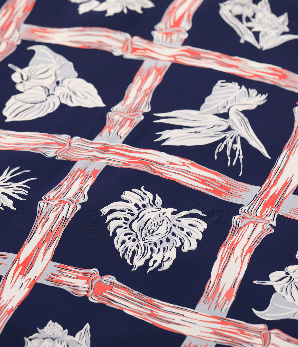 RAYON HAWAIIAN SHIRT “ISLAND PLANTS”