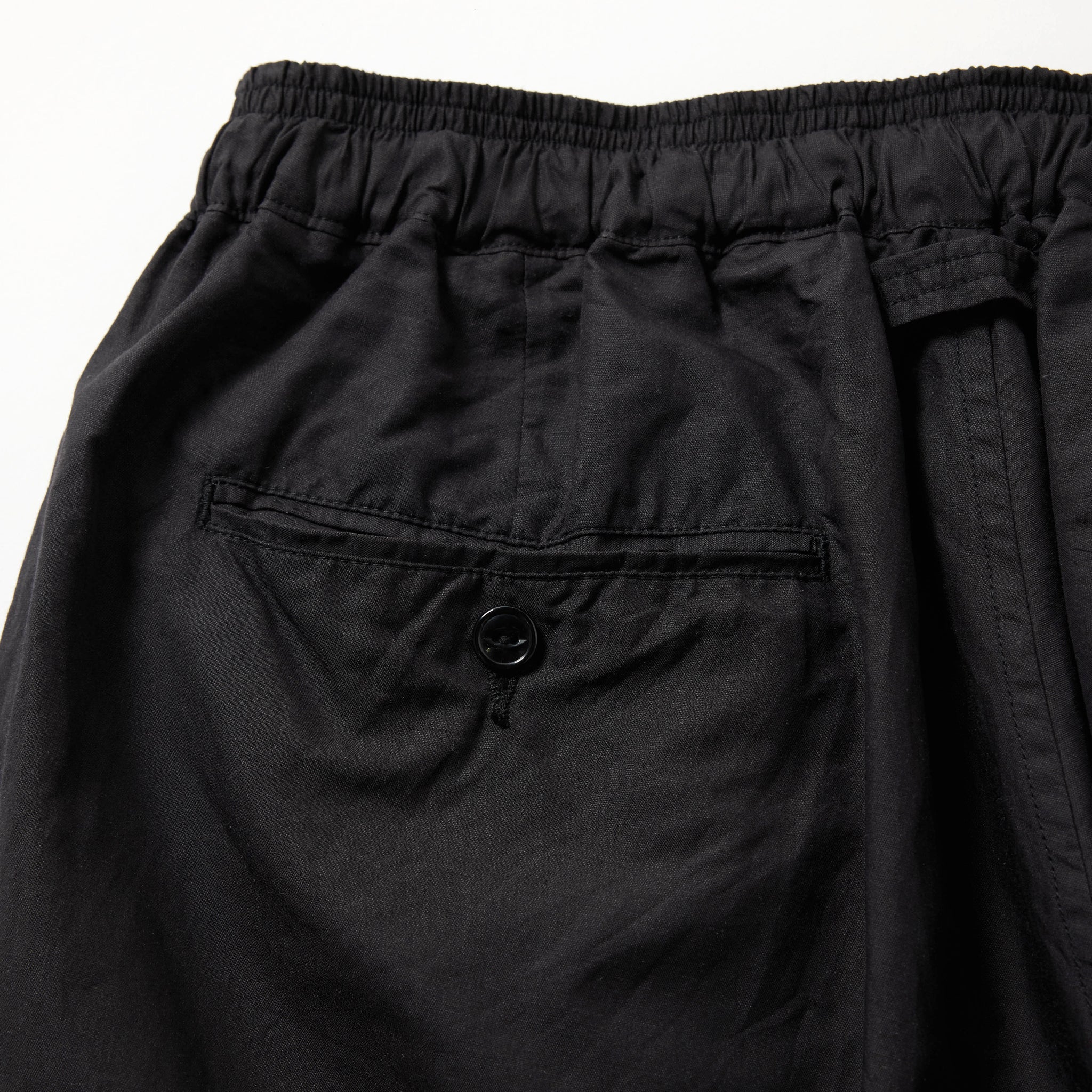 Cotton Ramie Broad Easy Wide Shorts