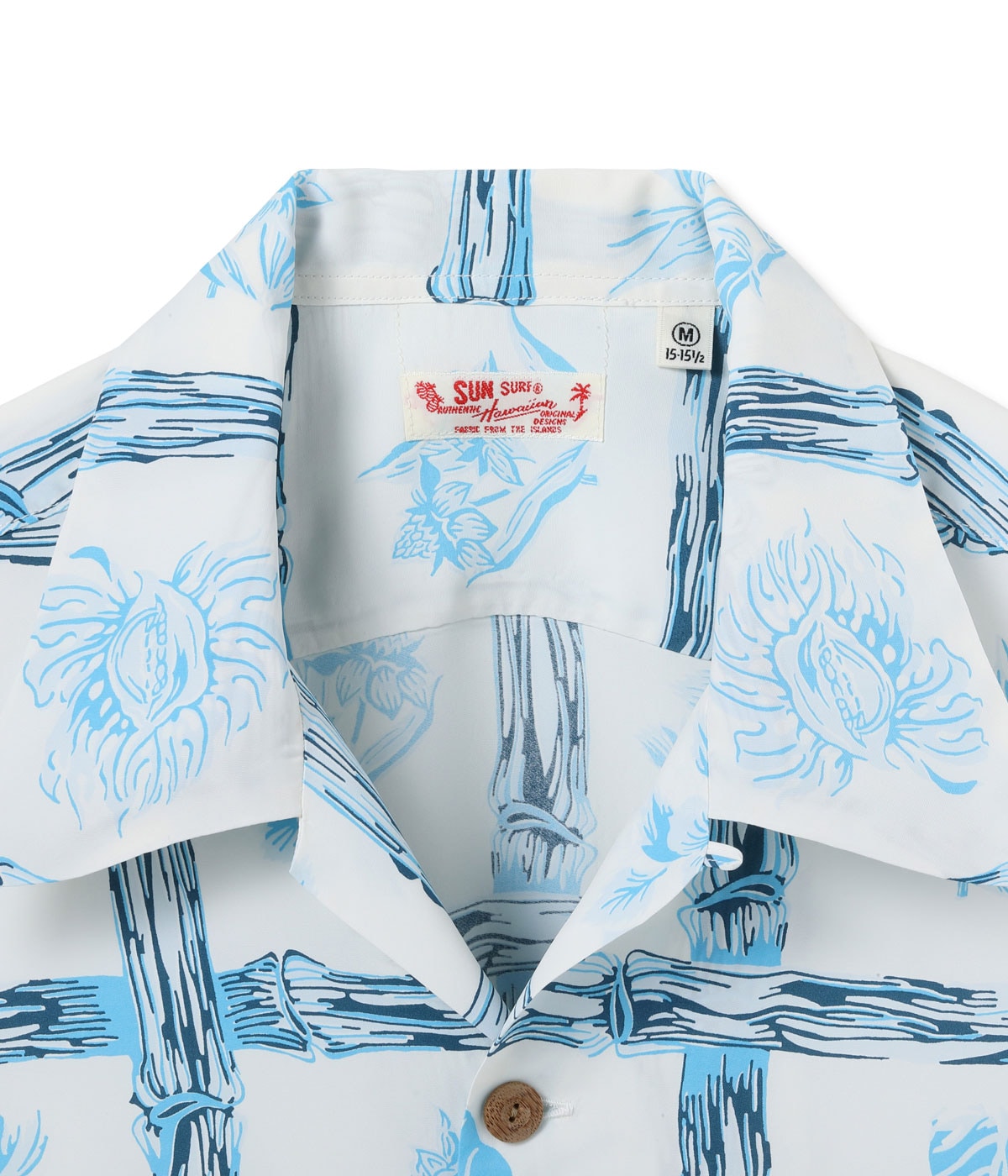 RAYON HAWAIIAN SHIRT “ISLAND PLANTS”