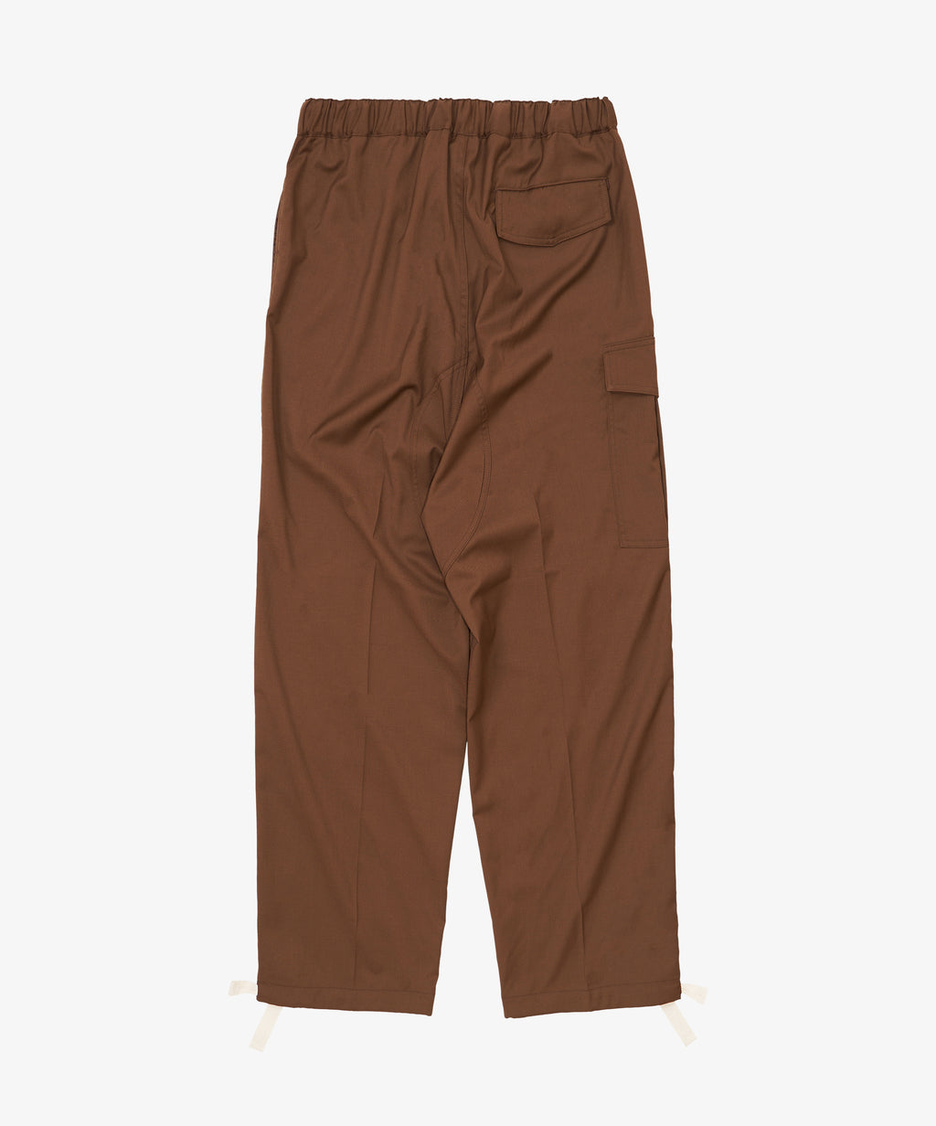 cargo pants brown twill