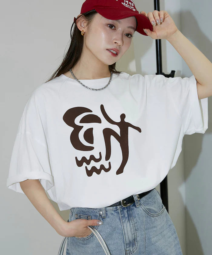 Flocky Nuance Art Big T-Shirt Limited Release