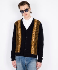 Stripe Jacquard Cardigan