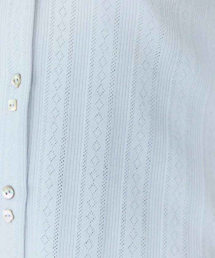 Knitted Cardigan with Variation Buttons