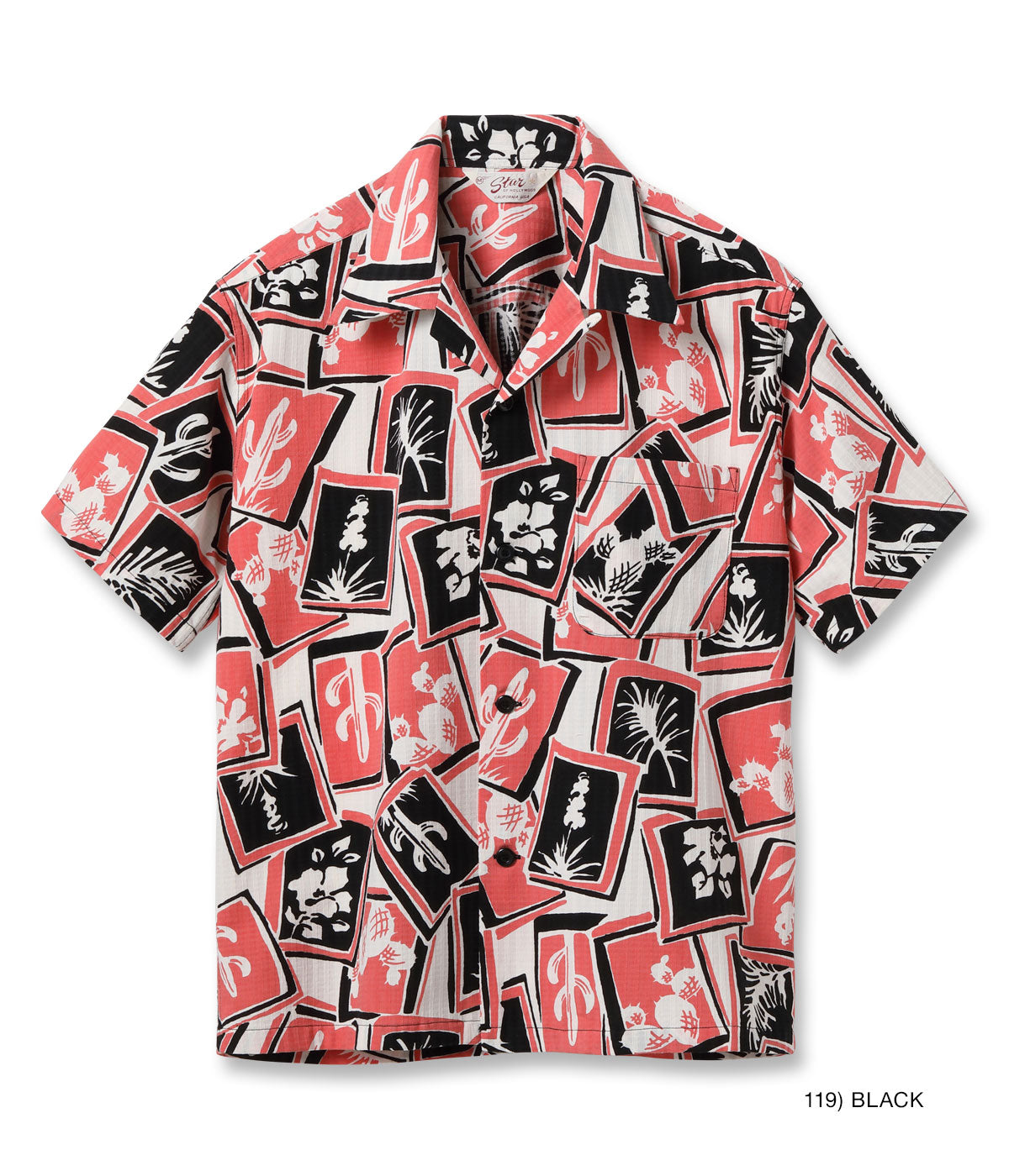 DOBBY COTTON OPEN SHIRT ���CACTUS���