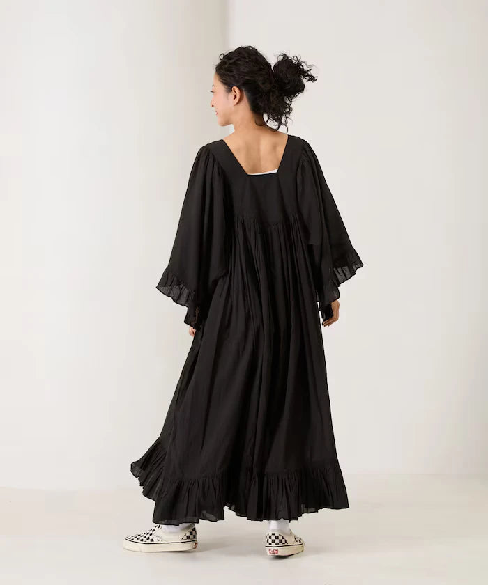 India Square Neck Frilled Dress