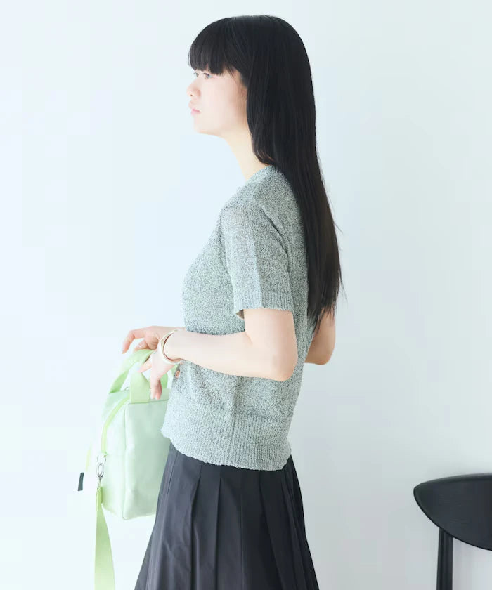 Wood Button Boucle Cardigan