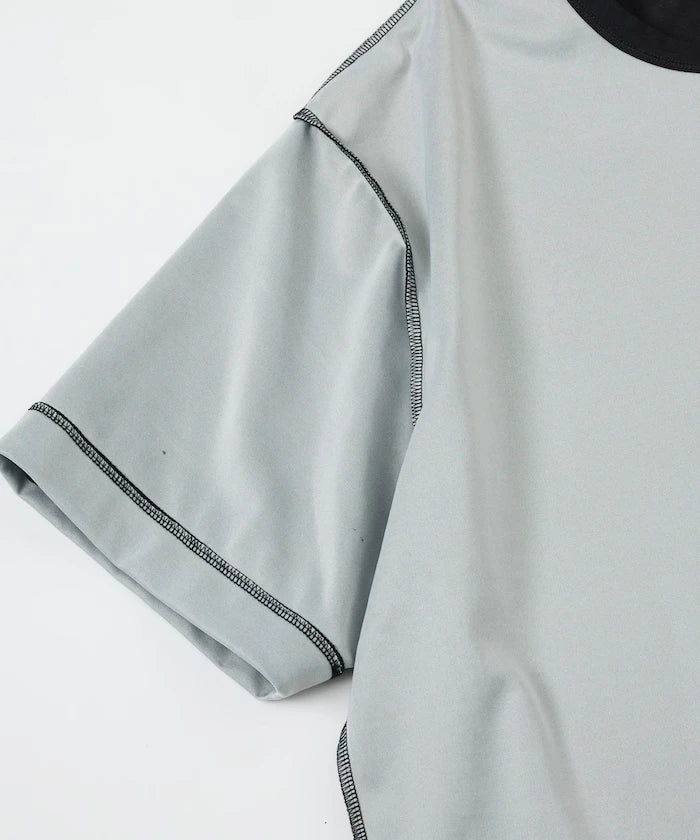 Relaxed Fit Reversible Cardboard Short Sleeve T-Shirt / Color Design