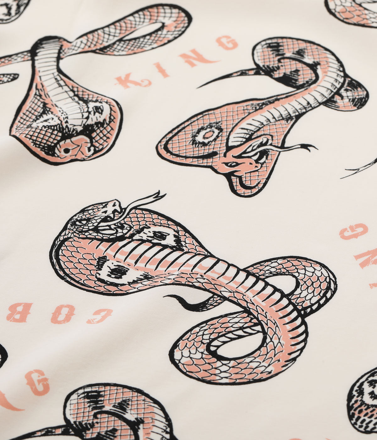 HIGH DENSITY RAYON OPEN SHIRT “KING COBRA” by VINCE RAY