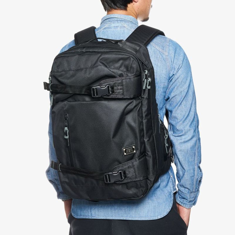 CORDURA DOBBY 305D 3WAY BACK PACK sizeM/BLACK