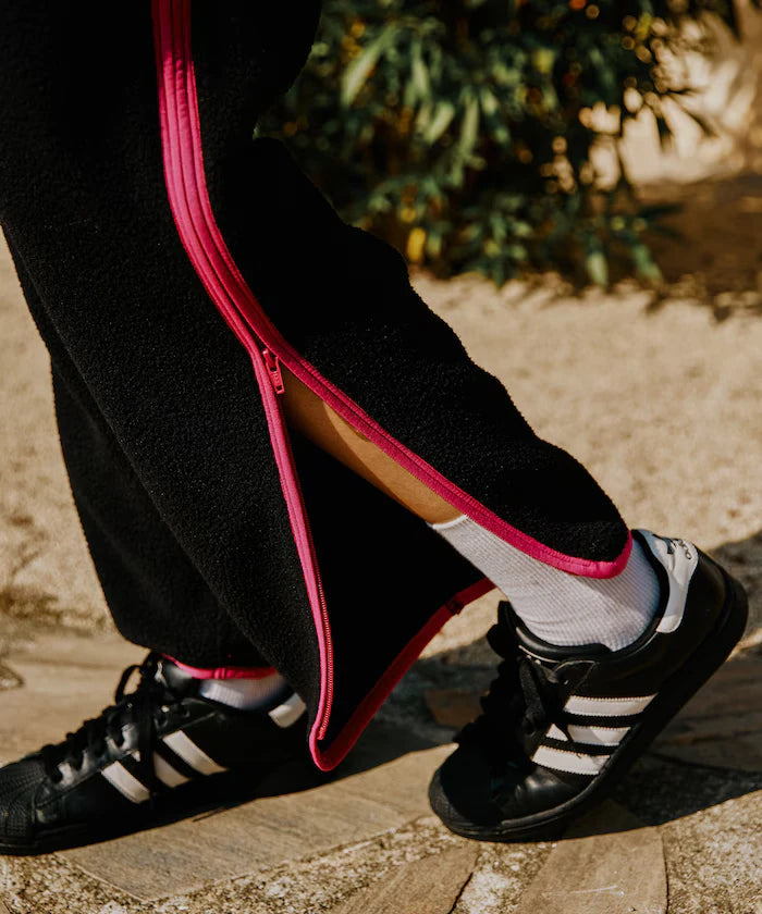 Side Zipper Fleece Pants