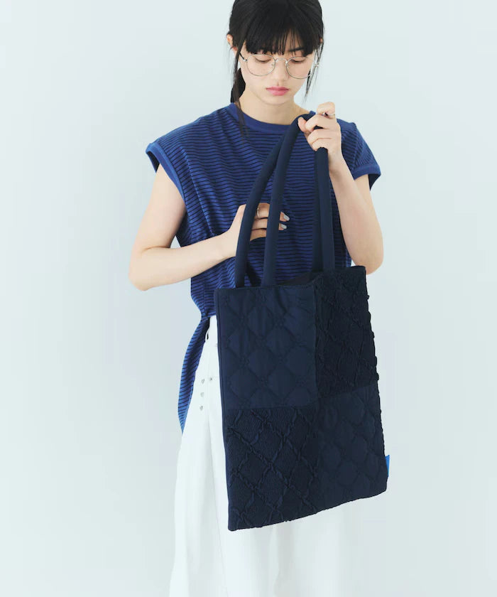 Flower Quilt Patchwork Tote Bag