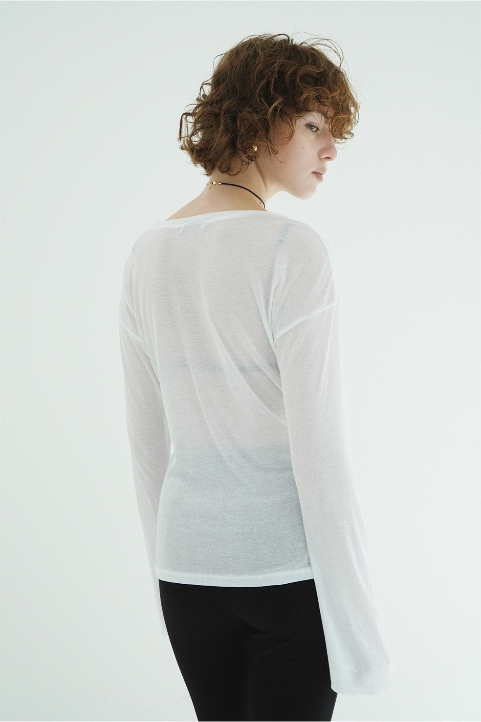SHEER LOOSE CUT TOPS