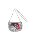 HYSTERIC LOVE GUN sequin shoulder bag