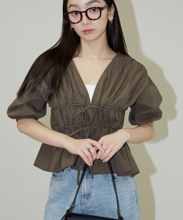 2WAY Shirring Blouse Limited Edition